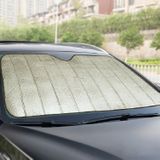 Aluminiumfolie vijf-laags verdikking auto zonnebrandcrme warmte-isolatie zon vizier 145x70cm goud
