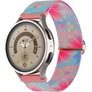 Voor Coros Apex Pro / Apex 46 mm 22 mm geschilderde kleurrijke nylon geweven gesp horlogeband