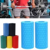 1 paar Dumbbell Barbell Grip Silicone Dikke Bar handgrepen