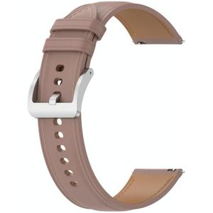 Voor Huami Amazfit GTR 42mm / GTS kalfstructuur naaigaren horlogeband