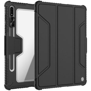 For Samsung Galaxy Tab S8+ NILLKIN Bumper Pro Camshield Tablet Leather Case(Black)