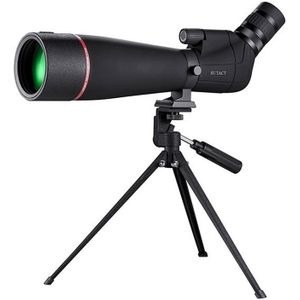 De 20 x-60 HTK-72 x High Definition nachtzicht Zoom monoculaire telescoop voor buiten Camping Birdwatching met statief (zwart)