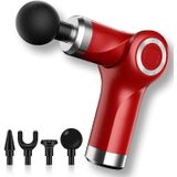 Fascia Gun Pocket Electric Shock Gun Muscle Massage Gun  Specificatie: Vouwen (Rood)