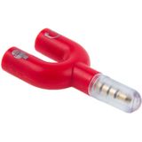 3.5mm Stereo mannetje naar 3.5mm vrouwtje hoofdtelefoon & microfoon Splitter Adapter (rood)