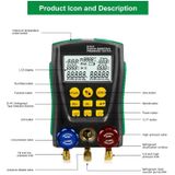 Duoyi Dy517A auto airconditioning diagnostische instrument temperatuurmonitor fluoride meter