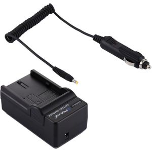 PULUZ 2-in-1 Digitale Camera batterij autolader voor de Canon LP-E6 accu