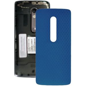 Batterij achtercover voor Motorola Moto X Play XT1561 XT1562 (blauw)
