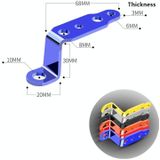 2 stks Multifunctionele Motorfiets Modificatie Accessoires Achteruitkijkspiegel Lamp Beugel