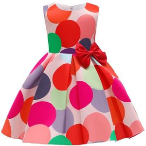 GirlsVest Rok Dot Print Princess Dress (Kleur: Foto Kleur Grootte: 100)