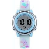 JNEW A86628 Student Cartoon 3D Butterfly Multifunctionele Waterdichte LED Sports Elektronisch Horloge