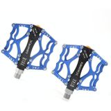 Fietspedaal mountainbike aluminiumlegering Palin Pedaal Anti-Slip Lagerpedaal(901 Blauw)