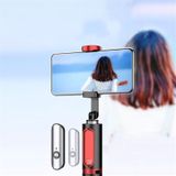 M18 draagbare Selfie stick afstandsbediening mobiele telefoon houder (rood)