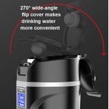 450ml Auto verwarming waterfles Thermos Mok Car Truck Universal Boiling Water Cup  Style: Home Car Dual-use (Zwart)