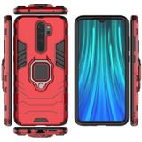 Voor Xiaomi Redmi Note 8 Pro Panther PC + TPU schokbestendige beschermende case (rood)