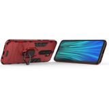 Voor Xiaomi Redmi Note 8 Pro Panther PC + TPU schokbestendige beschermende case (rood)