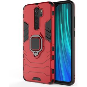 Voor Xiaomi Redmi Note 8 Pro Panther PC + TPU schokbestendige beschermende case (rood)