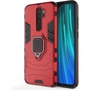 Voor Xiaomi Redmi Note 8 Pro Panther PC + TPU schokbestendige beschermende case (rood)