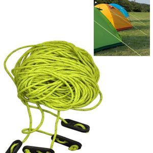 Naturehike NH15A001-G buiten Camping 4 * 4 Tent luifel reflecterende touw lopers Guy lijn koord Paracord  willekeurige kleur levering
