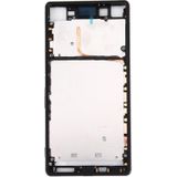 Voorzijde huisvesting LCD Frame Bezel voor Sony Xperia Z3 + / Z4 (zwart)