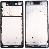 Voorzijde huisvesting LCD Frame Bezel voor Sony Xperia Z3 + / Z4 (zwart)