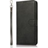 For Samsung Galaxy Note20 Ultra Calf Texture 2 in 1 Detachable Magnetic Back Cover Horizontal Flip Leather Case with Holder & Card Slots & Wallet & Photo Frame(Black)