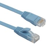 2m CAT6 ultra-dunne platte Ethernet LAN netwerkkabel  Patch leiden RJ45 (blauw)