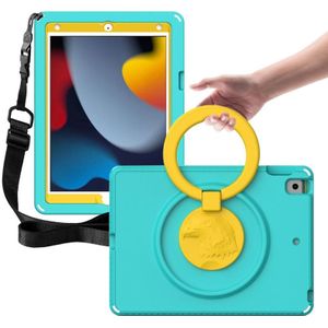 Voor iPad Pro 10.5 2019/2017 / 10.2 2021/2019 EVA + PC schokbestendige tablethoes met waterdicht frame (Glacier Green)
