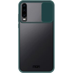 Voor Huawei P40 Pro+ MOFI Xing Dun Series PC + TPU Anti-peep Waterproof and Anti-drop All-inclusive Protective Shell  Translucent Frosted(Green)