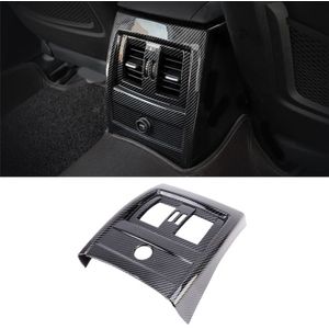 Auto Carbon Fiber textuur achter lucht ventilatieopeningen cover decoratieve sticker voor BMW 3-serie