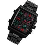 SKMEI 1274 Mannen Fashion Electronic Watch Multifunctionele Outdoor Sports Watch (Rood)