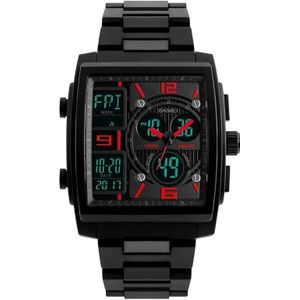 SKMEI 1274 Mannen Fashion Electronic Watch Multifunctionele Outdoor Sports Watch (Rood)