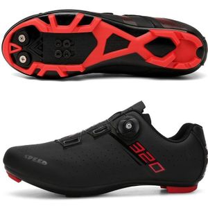 L88 Fiets Road Riding Power-Assisted Hard-Soled Shoes  Size: 45 (Mountain-Black)