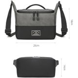 PU lederen schouder crossbody fotografietas SLR cameratas lens opbergtas