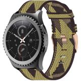 Voor Samsung Gear S2 Classic 20 mm nylon geweven horlogeband