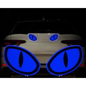 10 Sets Autoverveiligheid Waarschuwing Reflecterende Stickers (Diamond Blue)