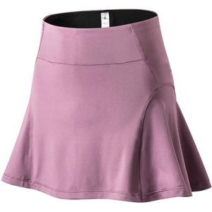 High Waist Yoga Fitness Fast Dry Skirt (Kleur: Misty Powder Size: L)