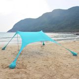 Outdoor Beach Lycra Canopy Camping Tent Sunshade Fishing Tent  Size: 300x300x200cm(Sky Blue)