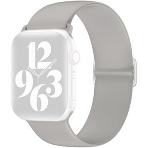 Elasticiteit Siliconen Vervanging Strap Horlogeband voor Apple Watch Series 6 & SE & 5 & 4 44mm / 3 & 2 & 1 42mm