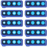 10 PCS-cameralenshoes voor Galaxy A9 (2018) A920F/DS (blauw)
