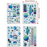 AFG3508 universum sterrenhemel spel lichtgevende muursticker  specificatie: groen