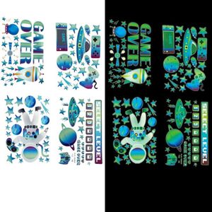 AFG3508 universum sterrenhemel spel lichtgevende muursticker  specificatie: groen