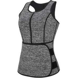 Neopreen Dames Sport Body Shapers Vest Taille Body Shaping Corset  Grootte: M (Gray)