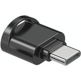 USB-C / Type-C naar TF-kaartadapter Mini TF-kaartlezer (zwart)