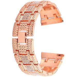 Metalen polsband horloge band voor Samsung Gear S3 (Rose goud)