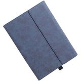 For Microsoft Surface Pro 8 Tablet Protective Case Holder(South African Sheepskin Blue Case)