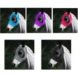 MMZ-001 Ademend Horse Mask Mosquito Insect en Fly Mask Ruiter Supplies (Purple)