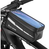 WEST BIKING 7 inch mountainbike mobiele telefoon met touchscreen aan de voorkant