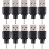 10 PCS 2 5 x 0 7 mm man naar USB 2.0 Mannelijke DC-stekkerconnector