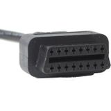 38 pin OBDII aansluiting Cable(Black)