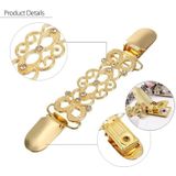 Vest Clip trui omslagdoek Clip houder kraag Duck-mond Clip(Gold)